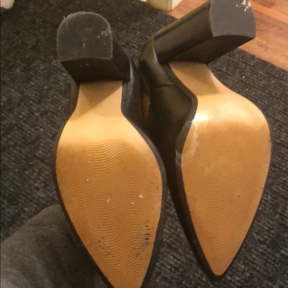 Black with Gold Detail Booties - Picture 3 of 3